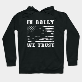 Distressed American In Dolly We Trust Hoodie